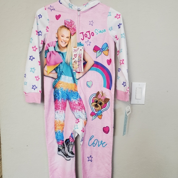 Nickelodeon Pajamas Jojo Siwa Size M8 Pajama Onesie Poshmark